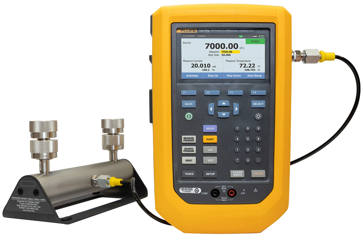 Fluke 729 Pro Automatic Pressure Calibrator Gallery Image